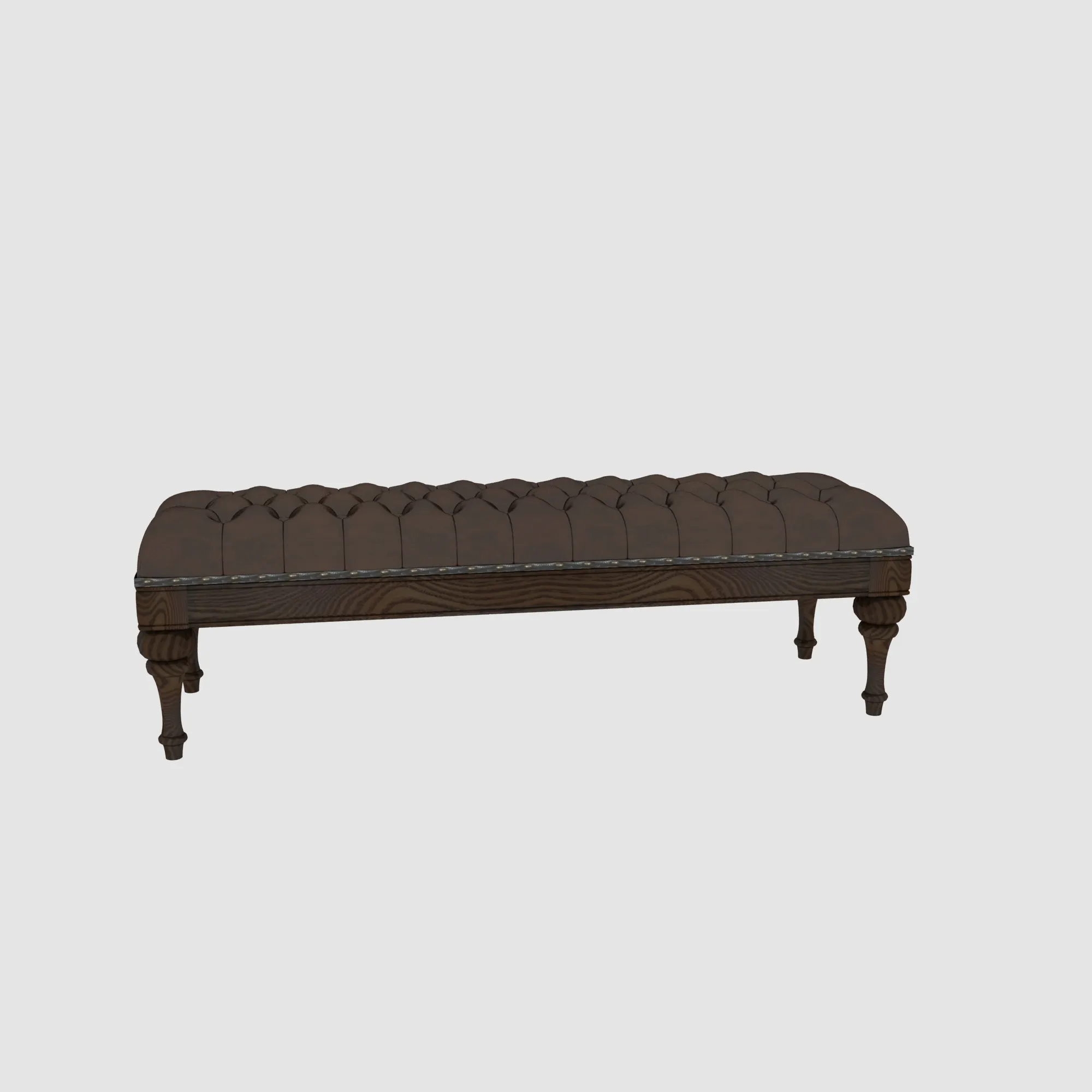 Footstool 3D Model .c4d .max .obj .3ds .fbx .stl .blend 