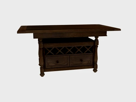 Restaurant furniture Modèle 3D
