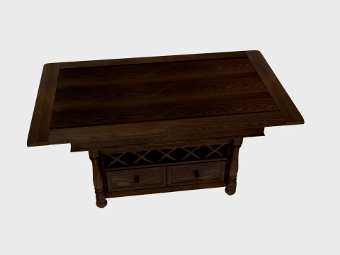 Restaurant furniture 3D Model