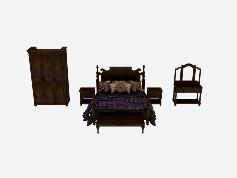 Bedroom furniture 3D Model