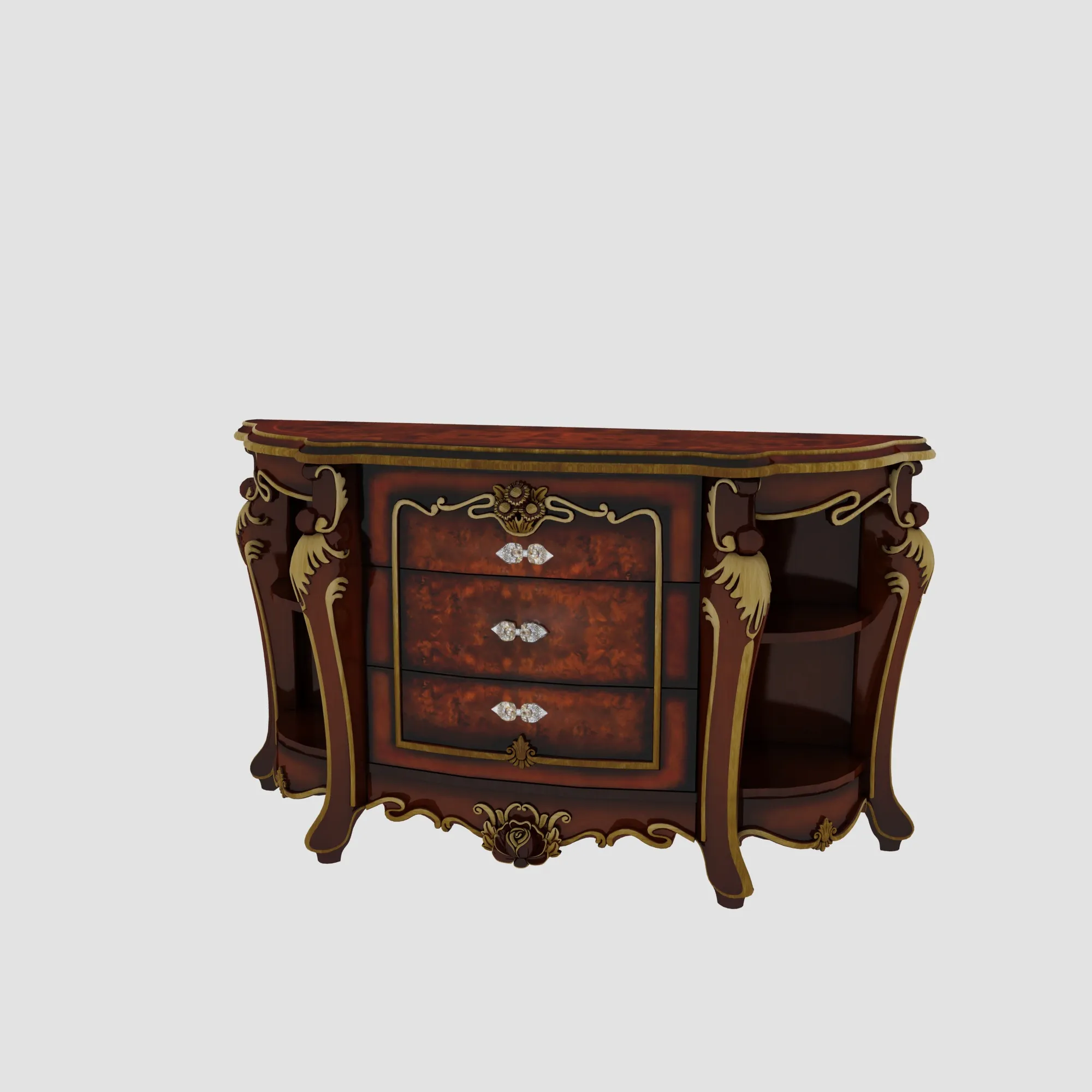 Sofa back cabinet 3D Model .c4d .max .obj .3ds .fbx .stl .blend 