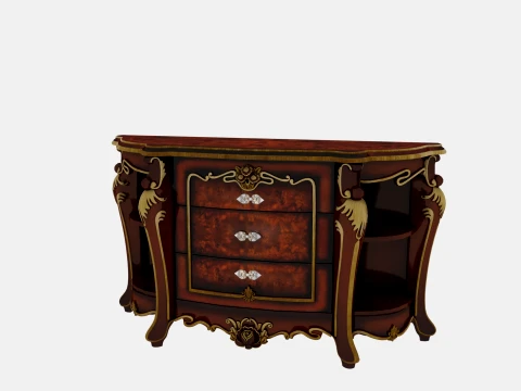 Sofa back cabinet 3D Model