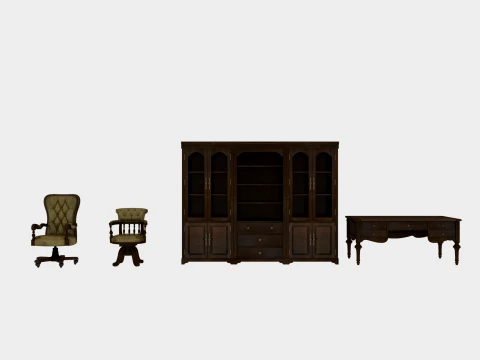 Study furniture 3Dモデル