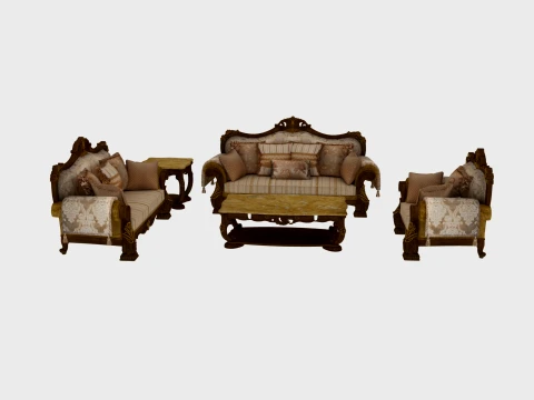 Living room furniture Model 3D
