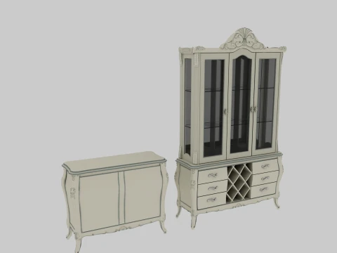 Bar furniture 3D Model