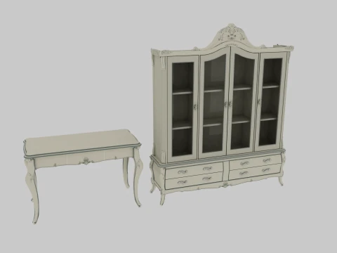 Study furniture 3D 모델