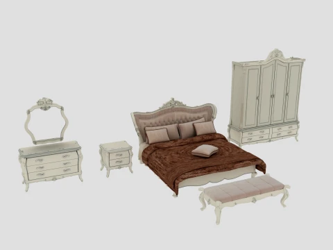 Bedroom furniture 3D 모델