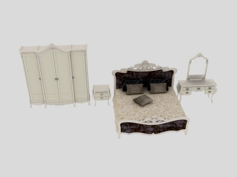 Bedroom furniture Modèle 3D