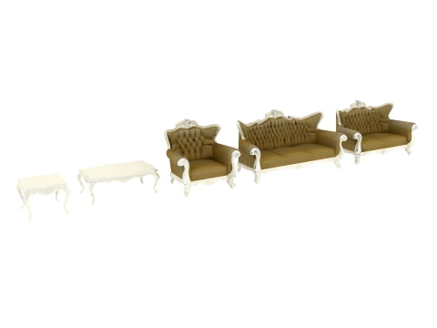 Living room furniture Model 3D