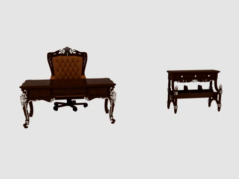 Study furniture Modelo 3D