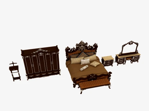 Bedroom furniture 3D Model
