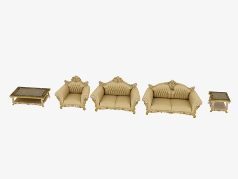 Living room furniture Modello 3D