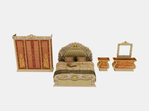 Bedroom furniture 3Dモデル