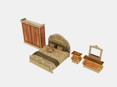 Bedroom furniture 3D Model