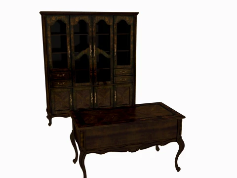 Study furniture 3D Model