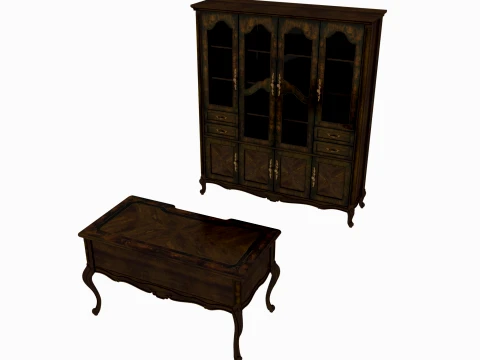 Study furniture 3D Model