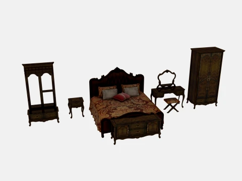 Bedroom furniture 3D Model