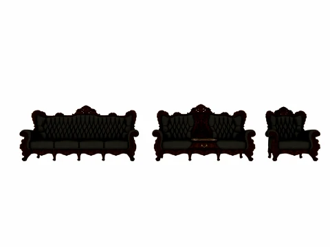 sof&aacute; Modelo 3D