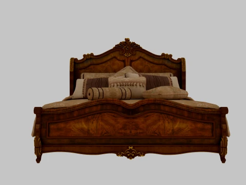 Ł&oacute;żko Model 3D