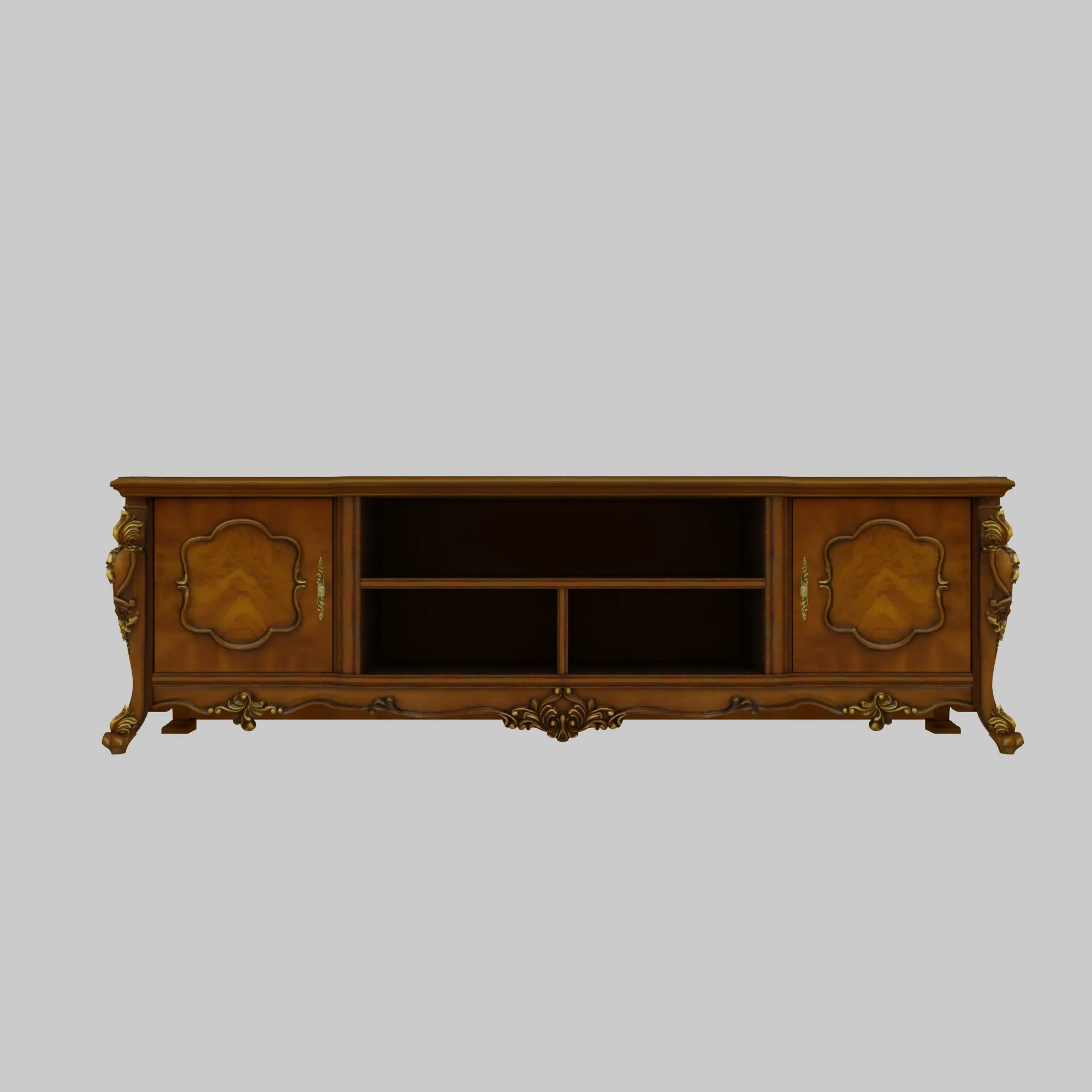 TV stand 3D Model .c4d .max .obj .3ds .fbx .stl .blend 