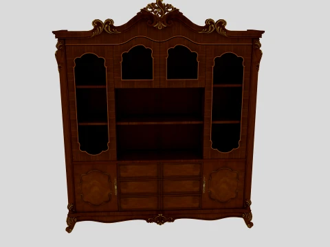 Bookshelf 3D Model