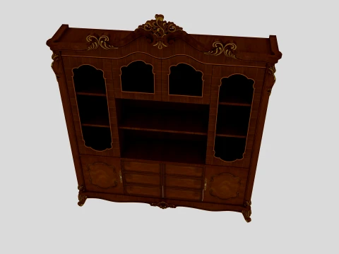 Bookshelf 3D Model