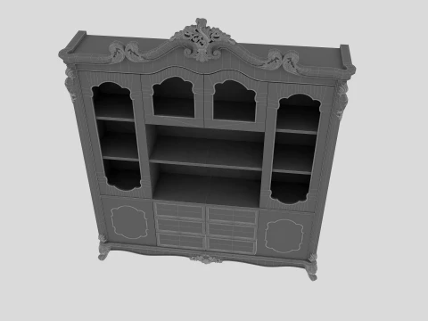 Bookshelf 3D Model