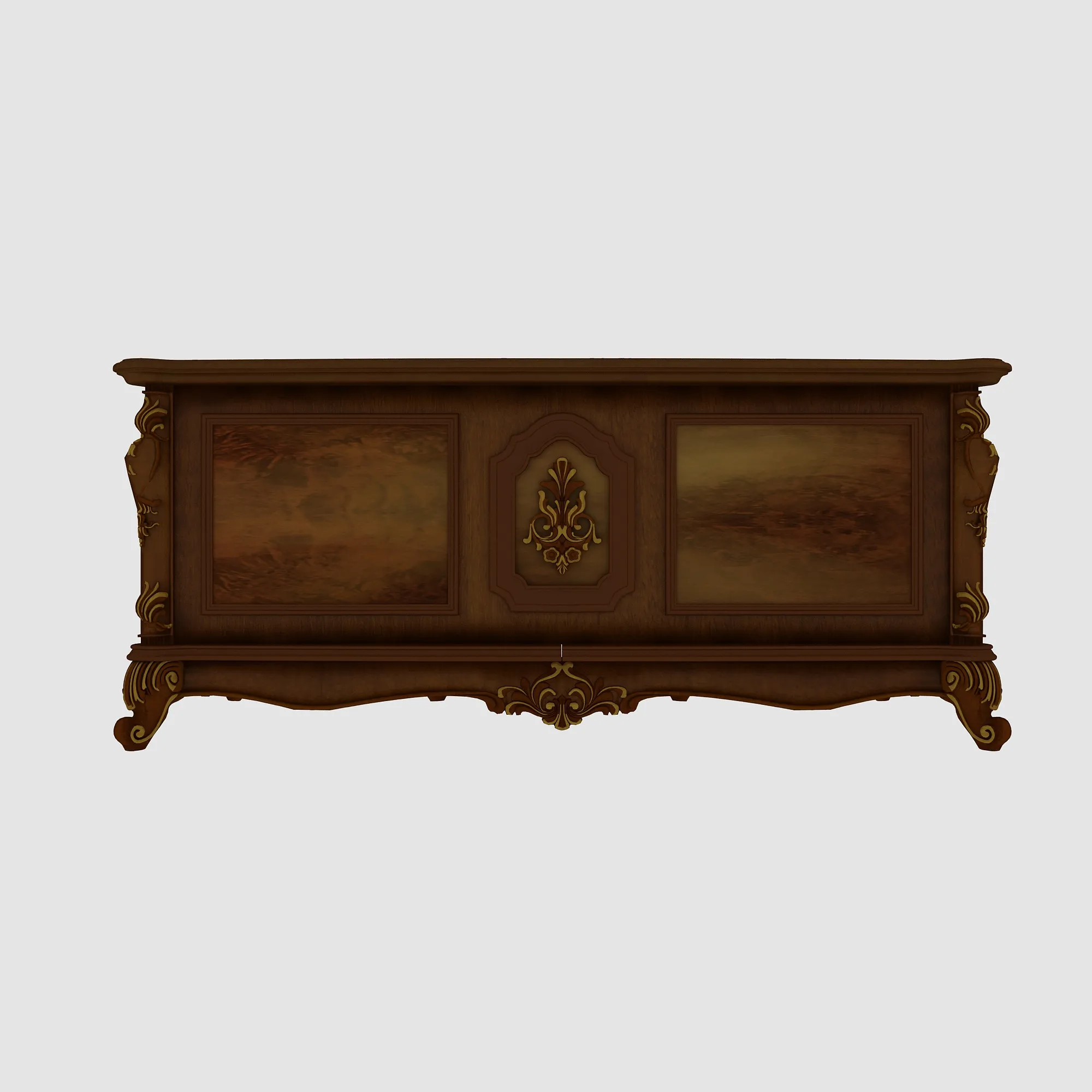 Desk 3D Model .c4d .max .obj .3ds .fbx .stl .blend 