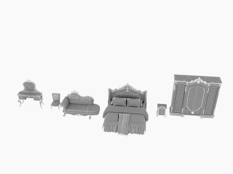 Bedroom furniture 3D Model