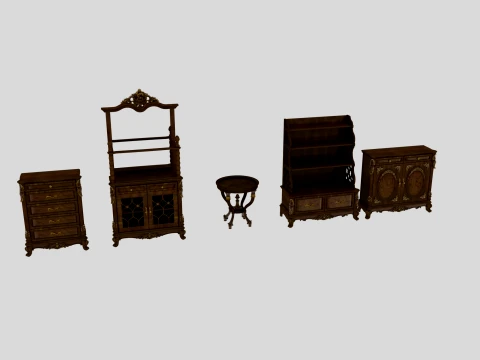 Bedroom furniture Model 3D