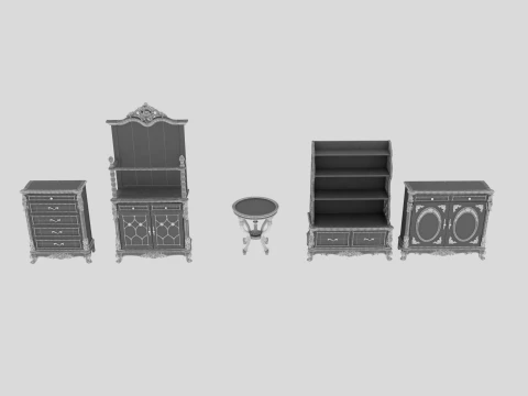 Bedroom furniture 3D Model