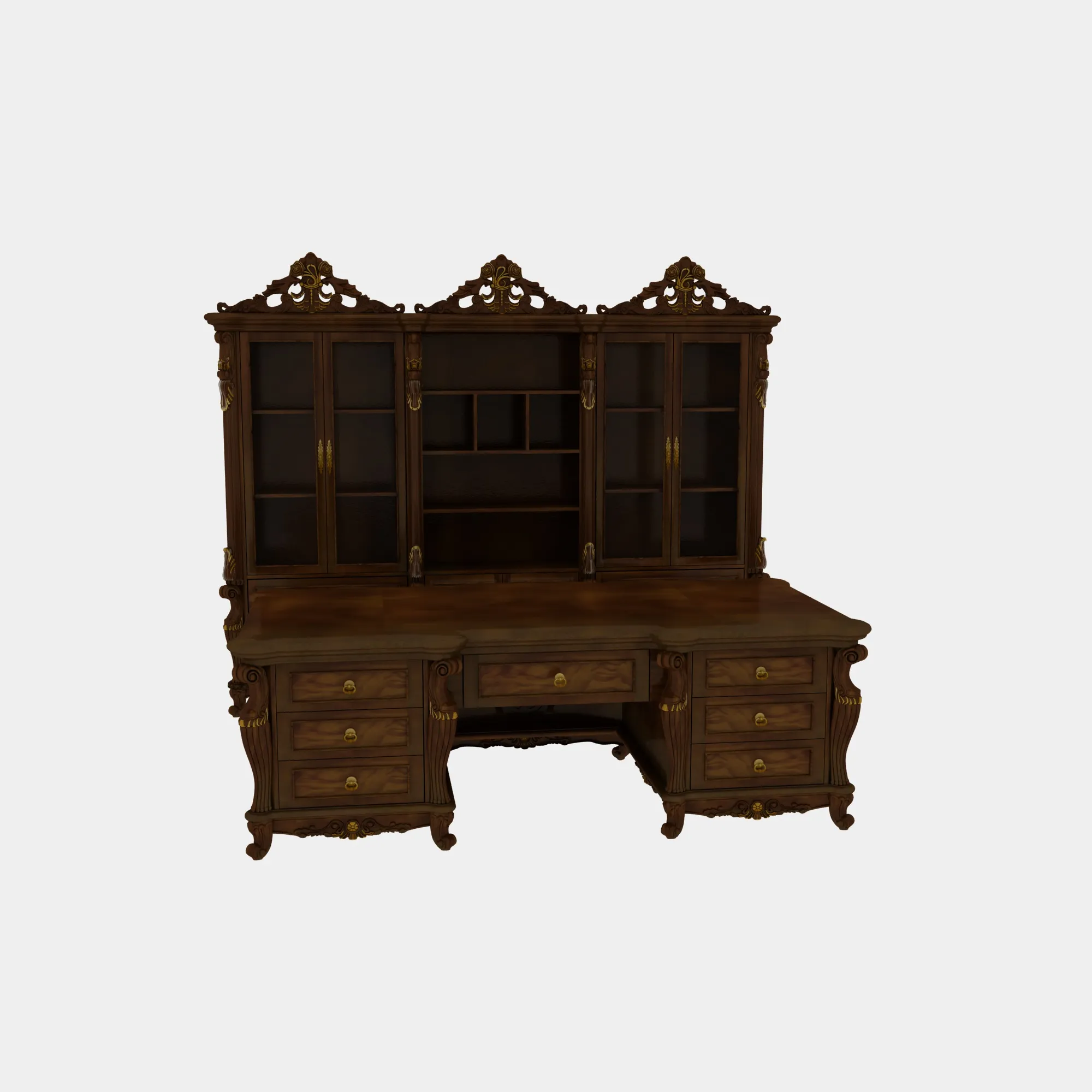 Study furniture 3D Model .c4d .max .obj .3ds .fbx .stl .blend 