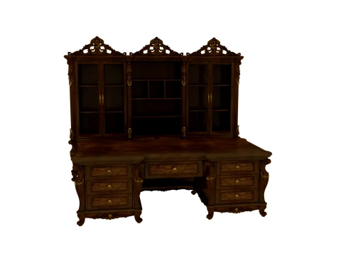 Study furniture Model 3D