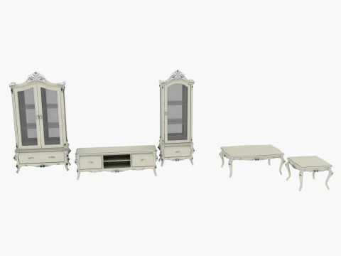 Living room furniture Model 3D