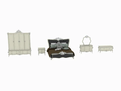Bedroom furniture Model 3D