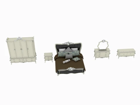 Bedroom furniture 3D Model