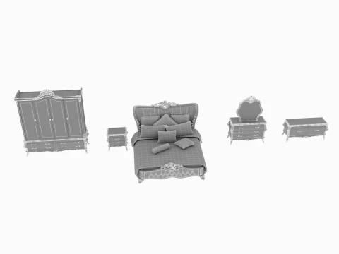 Bedroom furniture 3D Model