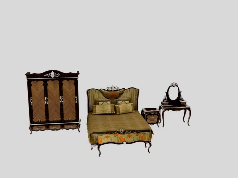 Bedroom furniture Model 3D