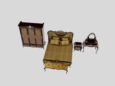 Bedroom furniture 3D Model