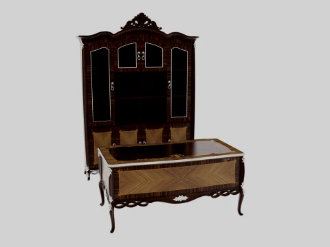 Study furniture 3D Модель