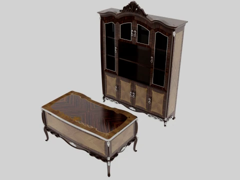 Study furniture 3D Model