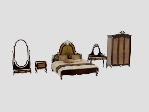 Bedroom furniture Model 3D