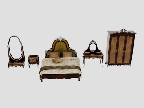 Bedroom furniture 3D Model