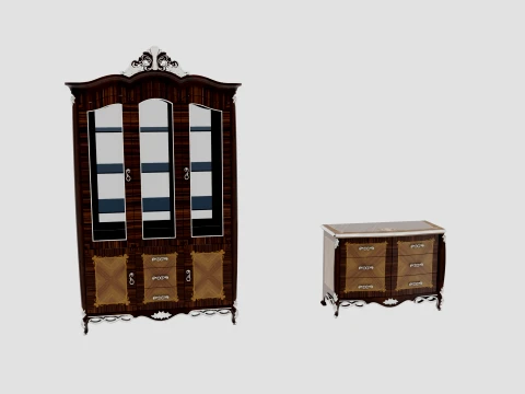 Small furniture items 3D 모델