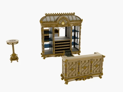 Bar furniture 3D Model