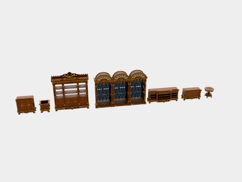 Restaurant furniture Model 3D