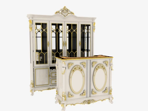Bar furniture 3D Model