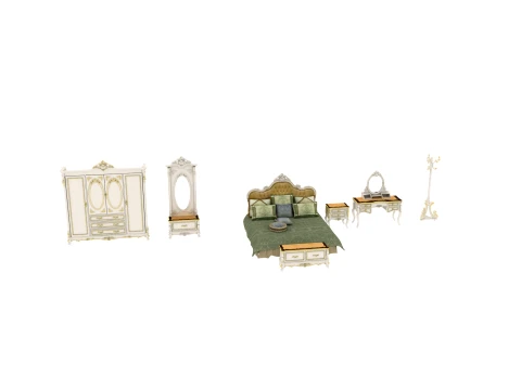 Bedroom furniture Model 3D