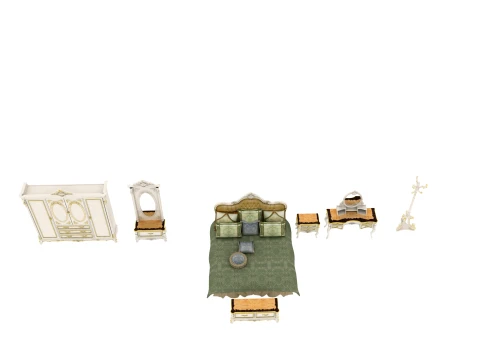 Bedroom furniture 3D Model