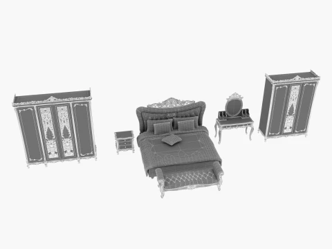 Bedroom furniture 3D Model